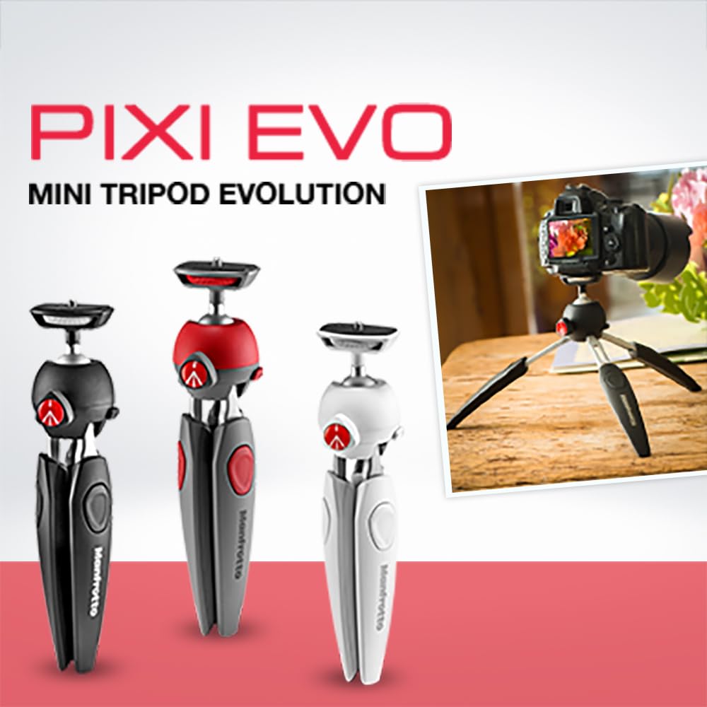 小型三脚　カメラ　ビデオ　スマホ台　マンフロット製 Amazon | マンフロット(Manfrotto) 【Amazon.co.jp限定】 PIXI EVO